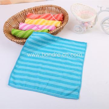 Microfiber Cleaning Towels With Stripes
